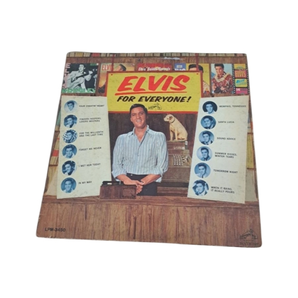 Elvis Presley For Everyone! LPM Your Cheatin' Heart & Many More Used